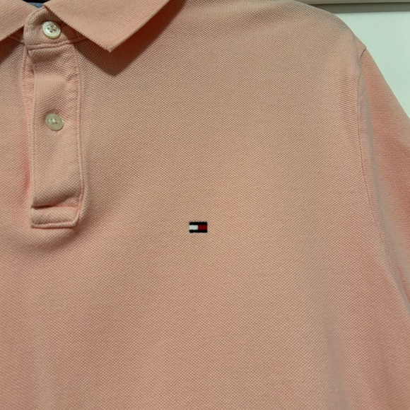 Tommy Hilfiger Men's Pink Polo Shirt - Picture 8 of 12